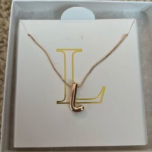 Baublebar initial necklace